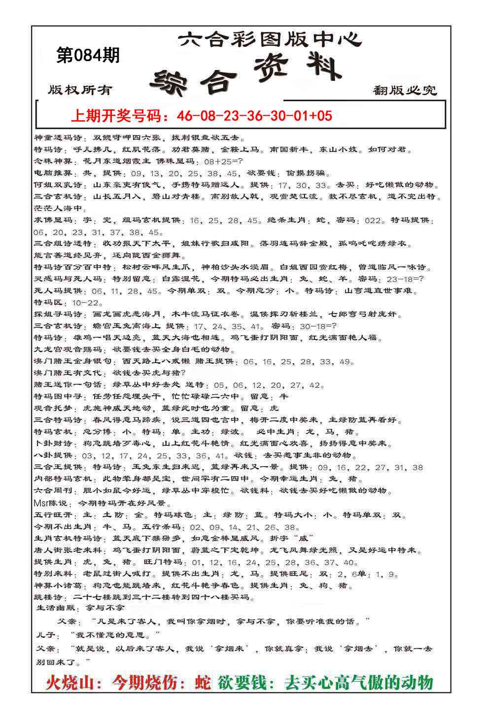 084期内部综合资料[图]